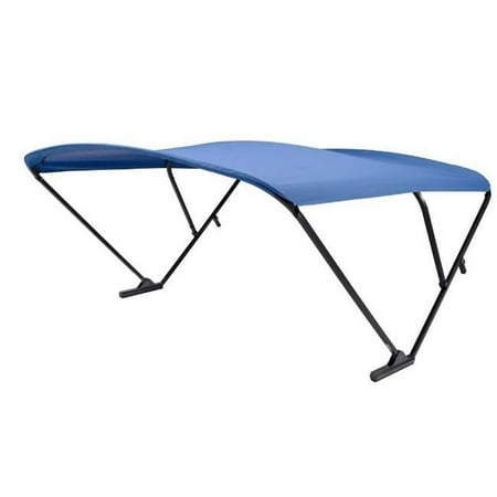 UPC: 0848150061768 | Lippert 2020000309 Anodized Frame Fabric Shade Power Bimini  Black & Blue