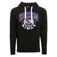 thumbnail image 2 of Unisex Sportiqe Black Sacramento Kings Olsen Super Soft Tri-Blend Raglan Pullover Hoodie, 2 of 3