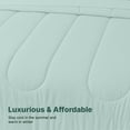 thumbnail image 2 of Beddora 3-Piece Ultra-Soft Comforter Set, All-Season, Wrinkle-Free, Lightweight Microfiber, Hypoallergenic – Queen – Harbor Grey, 2 of 7