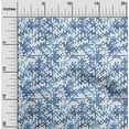 thumbnail image 2 of oneOone Polyester Spandex Blue Fabric Abstracts Sewing Material Print Fabric By The Yard 56 Inch Wide, 2 of 4