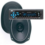 Jensen CD Car Stereo With 6x9-inch Speakers