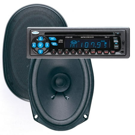 Jensen CD Car Stereo With 6x9-inch Speakers