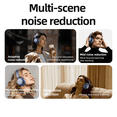 thumbnail image 2 of EL-GT6 ANC Active Noise Cancelling Over Ear Bluetooth Headphones, Bluetooth 6.0, 30ms Low Latency Gaming Headset, 120H Playtime, USB-C Fast Charging, Surround Sound Comfort Headphones for Phones & PC, 2 of 17
