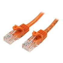 StarTech.com 2m Orange Cat5e / Cat 5 Snagless Patch Cable - Patch cable - RJ-45 (M) to RJ-45 (M) - 2 m - UTP - CAT 5e - molded, snagless - orange