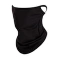 thumbnail image 2 of 6 Máscaras Faciales Que Cubren La Polaina Del Cuello Con Lazo Para La Oreja Para Ciclismo De Verano Actividades Al Aire Libre Negro, 2 of 8
