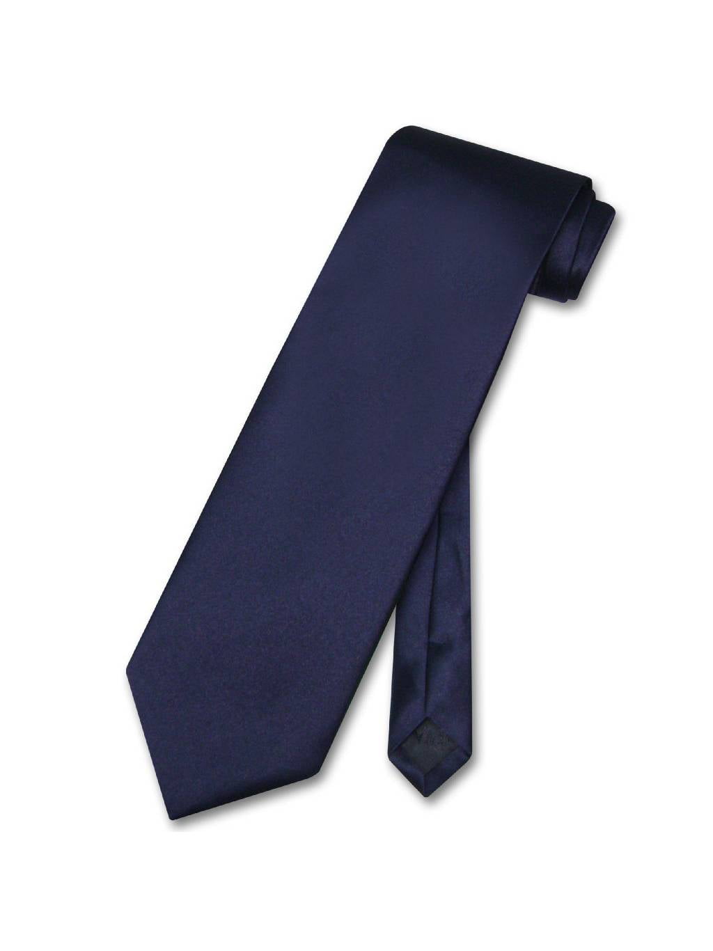 Mens Solid Black Ties Necktie - Walmart.com