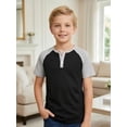 thumbnail image 5 of PureChapter Boys T Shirts Short Sleeve Henley Shirts Color Block Casual Summer Tee 3-Pack Size 13-14, 5 of 9
