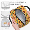thumbnail image 3 of Disketp Bohemian Sunflower Bolsa Térmica para Almuerzo, Lonchera con Abertura Amplia y Gran Capacidad, Organizador Reutilizable para Mujeres, Hombres y Adultos, 3 of 6