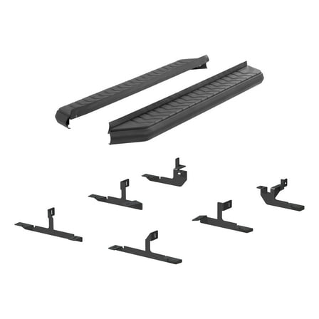 ARIES 2061033 AeroTread 5 x 67-Inch Black Stainless SUV Running Boards, Select Chevrolet Equinox, GMC Terrain