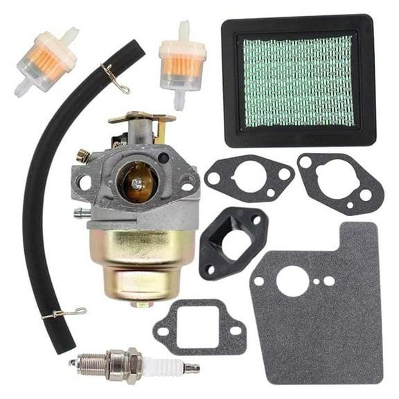 Carburetor Kit for Troy Bilt 020344 Pressure Washer Engine Lawnmower Carb Replacement Parts - Includes Gaskets, Filters, Plug & Fuel Line - USA Shipping