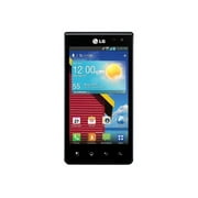 LG Optimus Exceed VS840PP - 3G smartphone - RAM 1 GB / Internal Memory 8 GB - microSD slot - LCD display - 4" - 800 x 480 pixels - rear camera 5 MP - Verizon - black