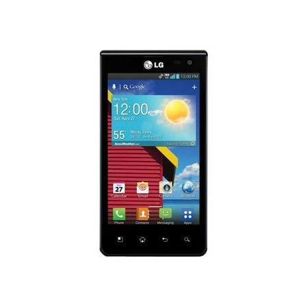 LG Optimus Exceed VS840PP - 3G smartphone - RAM 1 GB / Internal Memory 8 GB - microSD slot - LCD display - 4" - 800 x 480 pixels - rear camera 5 MP - Verizon - black