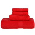 thumbnail image 1 of Juego de toallas Casa Lino CASALINO PLUSH, 4 piezas, 100% algodón, rojo, 1 of 7