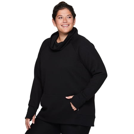 mock cowl neck top