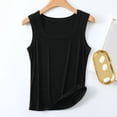 thumbnail image 2 of XuJwPNcy Ribbed Knit Tank Tops for Women Summer Scoop Neck Basic Slim Sleeveless Cami Tops Soft Comfy Tshirts, 2 of 6