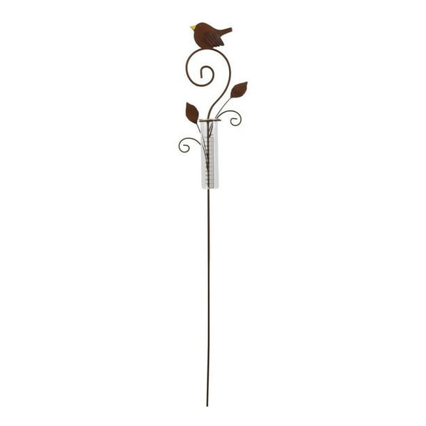 Medidor de lluvia para pájaros, impermeable, para exteriores, tubo pluviómetro de estaca para jardín, para , cubierta exterior, valla de patio