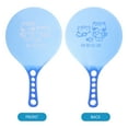 thumbnail image 2 of 1 Pair Plastic Paddles For Badminton Racket Sports Durable Anti Slip Handle Blue 12.4X7.1X0.08In, 2 of 8