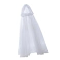 thumbnail image 3 of Capa con capucha para Halloween, disfraz de , disfraz de fiesta de cosplay para actuación en escenario Blanco 120cm, 3 of 8