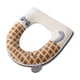 thumbnail image 1 of Funda de asiento de inodoro Funda de cojín para asiento de inodoro, ligera, práctica, lavable, Asientos café, 1 of 9