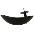 thumbnail image 2 of Novatto NSFC-0258031001ORB Volle Glass Oval Sink/Faucet Combo Set, Oil-Rubbed Bronze, 2 of 4