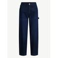 thumbnail image 5 of Free Assembly Women's Midrise Cropped Barrel Jeans, 27.5" Inseam, Sizes 0-20, 5 of 5