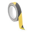 thumbnail image 1 of Cinta Antideslizante de 1 Paquete, 1 Pulgada x 16.4 pies/25 mm x 5 m Cinta de Fricción de PVC para Escalera/Piso Interior/Exterior [Negro/Amarillo], 1 of 1