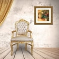 thumbnail image 3 of Fronckowiak, Art 15x15 Gold Ornate Wood Framed with Double Matting Museum Art Print Titled - Flower Pots Left, 3 of 4