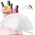 thumbnail image 4 of Tarjeta de colores para uñas, 32 piezas de puntas de uñas postizas en forma de abanico, puntas de uñas en forma de palillo, eficiencia óptima, 4 of 14