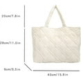 thumbnail image 6 of LinYooLi Quilted Tote Bag Puffer Bag Purse for Women Lightweight Quilted Bag Puffy Shoulder Bag Quilted Padded Handbag, 6 of 6