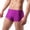 Purple, variant on Sngxgn Mens Comfort Fit Soft Cotton Stretch Long Leg Boxer Briefs(Black,M)