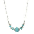 thumbnail image 2 of Dademeo Valentines Day Gifts Bohemian Turquoise Pendant Necklace Jewelry for Women Vintage Rustic Beaded Choker Necklace for Her Girlfriend Wife Mom Anniversary Birthday Gifts, 2 of 9