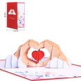 thumbnail image 2 of Pop Up Heart Valentine's Day Greeting Card Children Girl Boys Birthday, 2 of 8