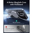 thumbnail image 3 of Funda de teléfono ESR Boost Series con soporte para iPhone 16 Pro Max Clear, 3 of 8