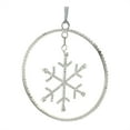 thumbnail image 2 of Melrose Jeweled Metal Hanging Snowflake Ornament Set of 12, 2 of 3