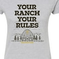 thumbnail image 3 of Yellowstone  - Your Ranch Your Rules  - Juniors Fitted Graphic T-Shirt, 3 of 6