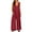 Red, variant on LYMAYTER S-3XL Casual Jumpsuit Thin Women's Jumpsuit Pocket Jumpsuit Women's