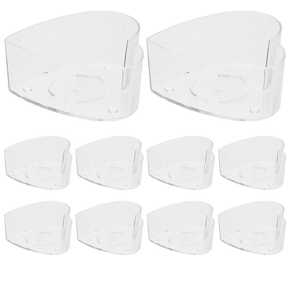 Soimiss 10Pcs Handmade Clear Plastic Candle Holders Transparent Tea Light Cups for DIY Scented Candle Making