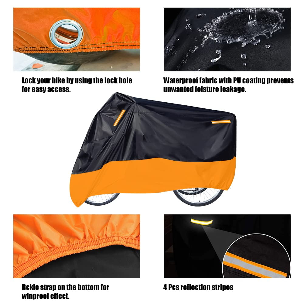 Premium Adult Tricycle Cover, Fit All 3-Wheel Bike or Motorcycles Outdoor and Indoor Storage