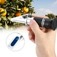 thumbnail image 4 of Refractometer Handheld High Accuracy Wine Dual Scale 0-40% Brix Liquid Measuring Equipment, 4 of 8