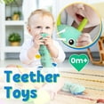 thumbnail image 6 of LIGHTDESIRE Musical Caterpillar Baby Toy - Organic Sensory Stuffed Animal with Crinkle/Rattle, Tummy Time Development Toy for Newborn Boys Girls 0-12 Months, 6 of 6