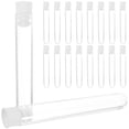 thumbnail image 1 of 50 pcs Clear Test Tube Plastic Test Tube Kids Test Tubes Portable Test Tubes with Lids, 1 of 7