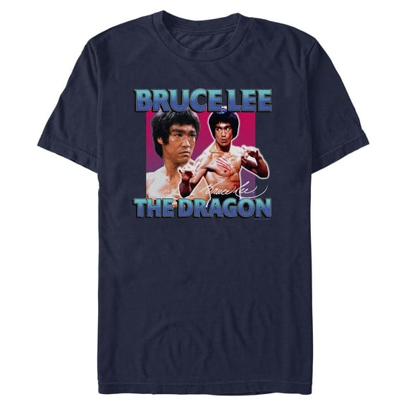 Mens Bruce Lee The Dragon Pose T Shirt