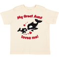 thumbnail image 3 of Inktastic My Great Aunt Loves Me Orca Family Boys or Girls Toddler T-Shirt, 3 of 5