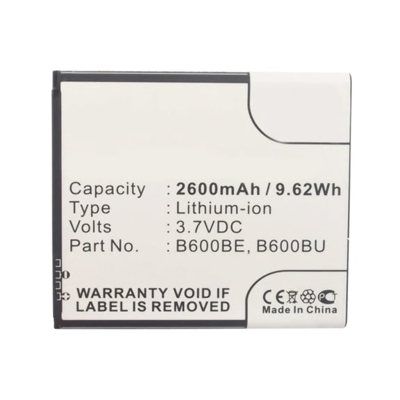 Batteries N Accessories BNA-WB-L3591 Cell Phone Battery - Li-Ion, 3.8V, 2600 mAh, Ultra High Capacity Battery - Replacement for Samsung B600BC Battery