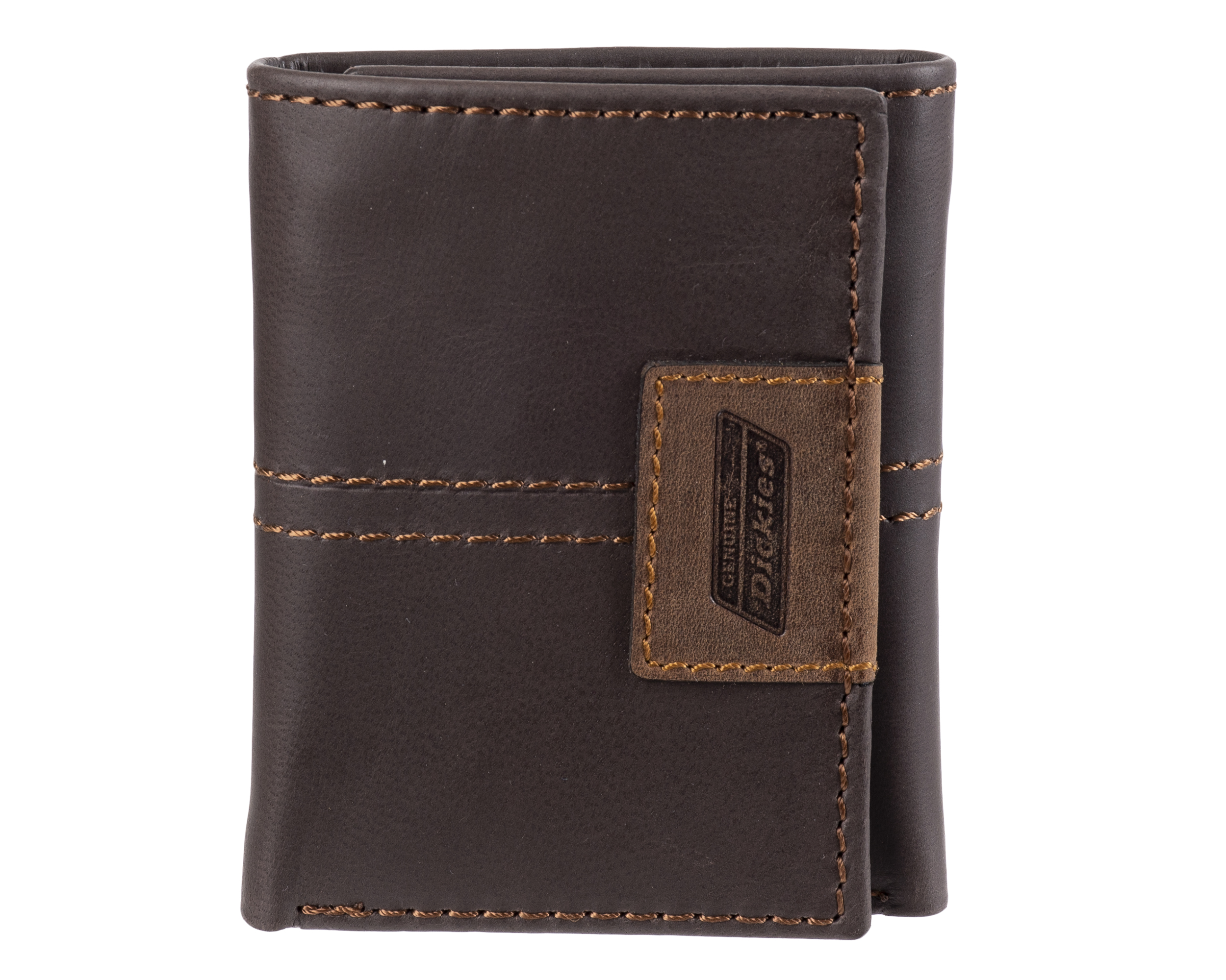 Genuine Dickies Men's Trifold Wallet with RFID Blocking, Brown photo 1