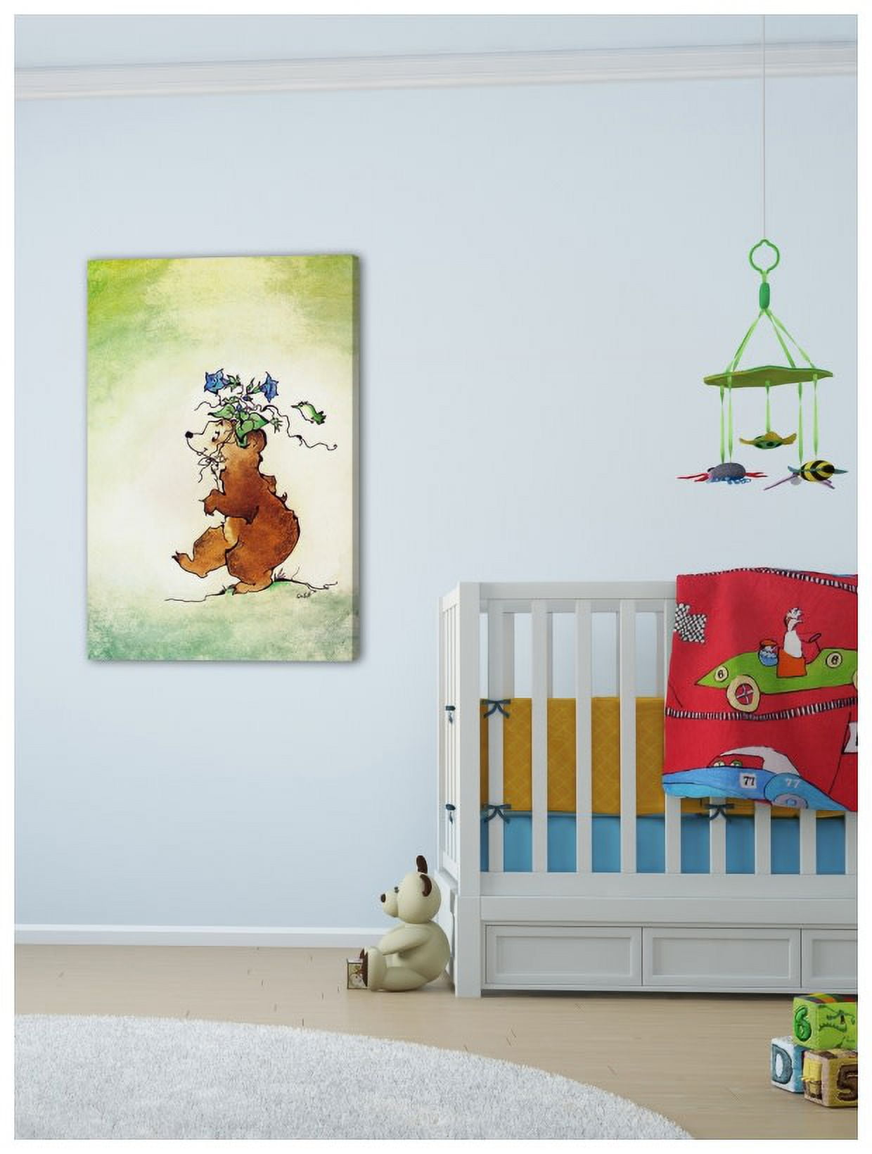Marmont Hill "Bear" by Curtis Painting Print on Canvas