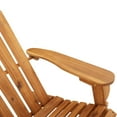 thumbnail image 7 of vidaXL Adirondack Patio Bench with Cushions 49.6" Solid Wood Acacia, 7 of 7