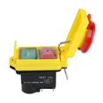 thumbnail image 1 of 250v 16a Ip54 Start Stop Switch No Volt Release Switch With Emergency, 1 of 5