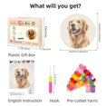 Round Crochet Rug Pattern Latch Hook Rug Kit Golden Retriever Dog Stamped Handmade Round Shape ...