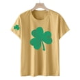 thumbnail image 4 of St Patricks Day Shirt Women Lucky Charms Irish Saint Patricks Day Outfits Patricks Day Gift Green Shirts for Women Short Sleeve Irish Shamrock Printed Shirts Paddy's Day Tee Tops Crew Neck S-3Xl, 4 of 6